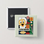 LOONEY TUNES™ TWEETY™ Little Helper Vierkante Button 5,1 Cm (Voorkant /achterkant)