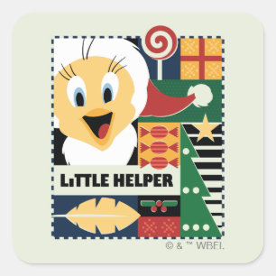LOONEY TUNES™ TWEETY™ Little Helper Vierkante Sticker