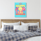 LOONEY TUNES™ | TWEETY™ Prettig feest Canvas Afdruk (Insitu (Slaapkamer))