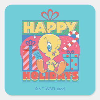 LOONEY TUNES™ | TWEETY™ Prettig Vieren Vierkante Sticker