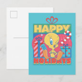 LOONEY TUNES™ | TWEETY™ Prettige feestdagen Briefkaart (Voorkant / Achterkant)