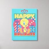 LOONEY TUNES™ | TWEETY™ Prettige feestdagen Canvas Afdruk (Voorkant)