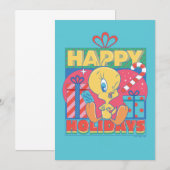 LOONEY TUNES™ | TWEETY™ Prettige Feestdagen Notitiekaartje (Voorkant / Achterkant)