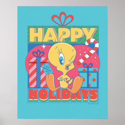 LOONEY TUNES™ | TWEETY™ Prettige feestdagen Poster (Voorkant)