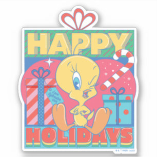 LOONEY TUNES™   TWEETY™ Prettige feestdagen Sticker