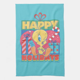 LOONEY TUNES™ TWEETY™ Prettige feestdagen Theedoek