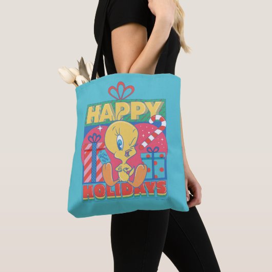 LOONEY TUNES™ | TWEETY™ Prettige feestdagen Tote Bag (Dichtbij)