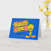 LOONEY TUNES™ TWEETY™ Retro Lobby Kaart (Gele Bloem)