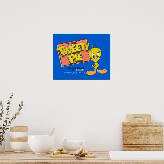 LOONEY TUNES™ TWEETY™ Retro Lobby Kaart Poster (Keuken)