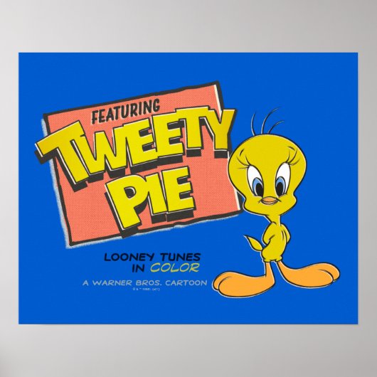 LOONEY TUNES™ TWEETY™ Retro Lobby Kaart Poster (Voorkant)