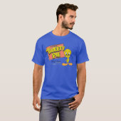LOONEY TUNES™ TWEETY™ Retro Lobby-kaart T-shirt (Voorkant volledig)