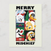 LOONEY TUNES™ Vakantie Kerst Kermis Feestdagenkaart (Voorkant)