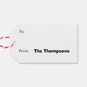 LOONEY TUNES™Vakantieblokpatroon Cadeaulabel (Achterkant Horizontaal)