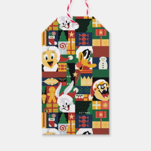 LOONEY TUNES™Vakantieblokpatroon Cadeaulabel