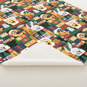LOONEY TUNES™Vakantieblokpatroon Sherpa Deken (3/4)