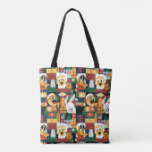 LOONEY TUNES™Vakantieblokpatroon Tote Bag (Achterkant)