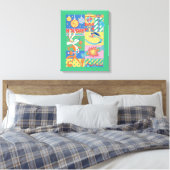LOONEY TUNES™ | Vakantiepret Canvas Afdruk (Insitu (Slaapkamer))