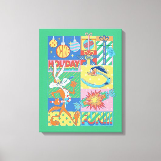 LOONEY TUNES™ | Vakantiepret Canvas Afdruk (Voorkant)