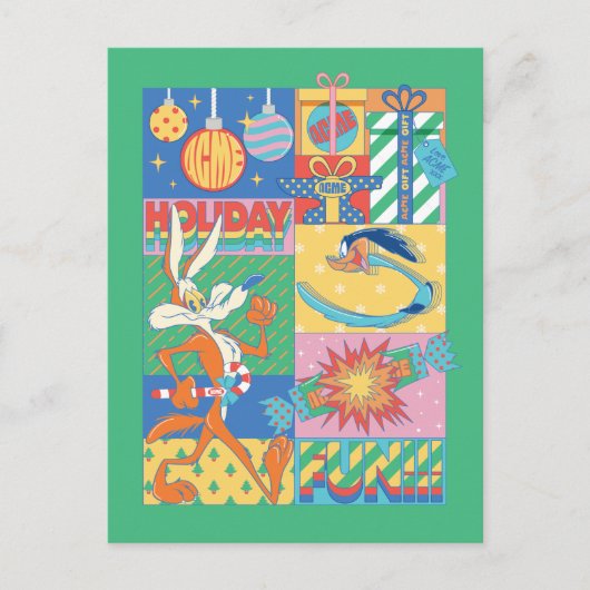 LOONEY TUNES™ | Vakantieveld Briefkaart (Voorkant)