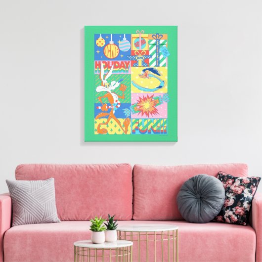 LOONEY TUNES™ | Vakantieveld Canvas Afdruk (Insitu (Woonkamer))