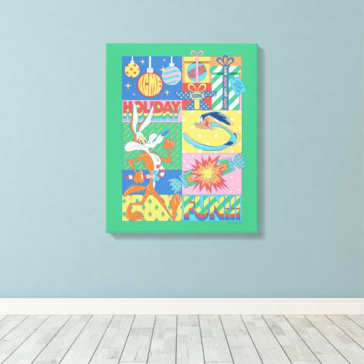 LOONEY TUNES™ | Vakantieveld Canvas Afdruk (Insitu (Houten vloer))