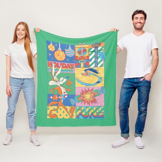 LOONEY TUNES™ | Vakantieveld Fleece Deken (In situ)