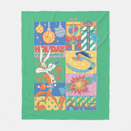 LOONEY TUNES™ | Vakantieveld Fleece Deken (Voorkant)