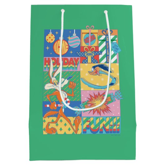 LOONEY TUNES™ | Vakantieveld Medium Cadeauzakje (Achterkant)