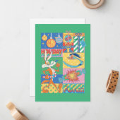 LOONEY TUNES™ | Vakantieveld Notitiekaartje (Voorkant / Achterkant in situ)