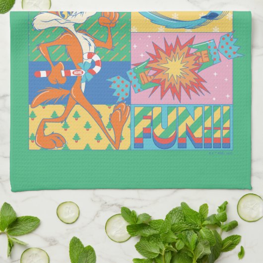 LOONEY TUNES™ | Vakantieveld Theedoek (Gevouwen)