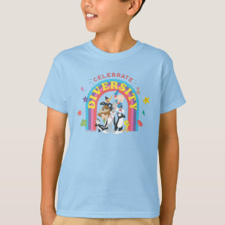 LOONEY TUNES™ - Vier de Pride-regenboog voor diver T-shirt