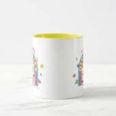 LOONEY TUNES™ - Vier de Regenboog van de Diversite Mok (Midden)