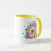 LOONEY TUNES™ - Vier de Regenboog van de Diversite Mok (Voorkant rechts)