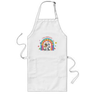 LOONEY TUNES™ - Vier de regenboog van de Pride-reg Lang Schort