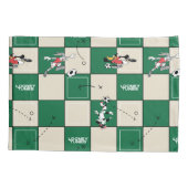LOONEY TUNES™ Voetbal rasterpatroon Kussensloop (Achterkant)