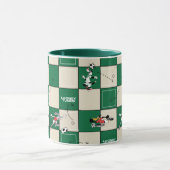 LOONEY TUNES™ Voetbal Rasterpatroon Mok (Midden)