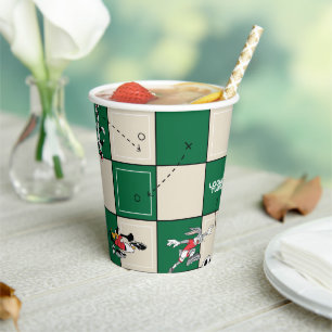 LOONEY TUNES™ Voetbal Rasterpatroon Papieren Bekers