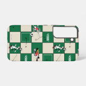 LOONEY TUNES™ Voetbal rasterpatroon Samsung Galaxy Hoesje (Achterkant horizontaal)