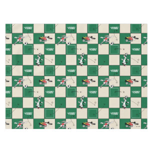 LOONEY TUNES™ Voetbal rasterpatroon Tafelkleed