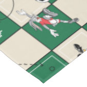 LOONEY TUNES™ Voetbal rasterpatroon Tafelkleed (Gekanteld)