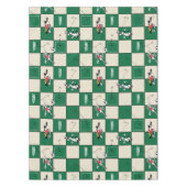 LOONEY TUNES™ Voetbal rasterpatroon Tafelkleed (Voorkant)