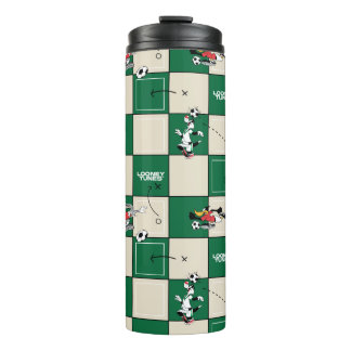 LOONEY TUNES™ Voetbal Rasterpatroon Thermosbeker