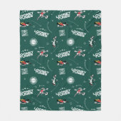 LOONEY TUNES™ Voetbal Speelboek Patroon Fleece Deken (Voorkant)
