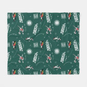 LOONEY TUNES™ Voetbal Speelboek Patroon Fleece Deken (Voorkant (Horizontaal))