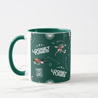 LOONEY TUNES™ Voetbal Speelboek Patroon Mok