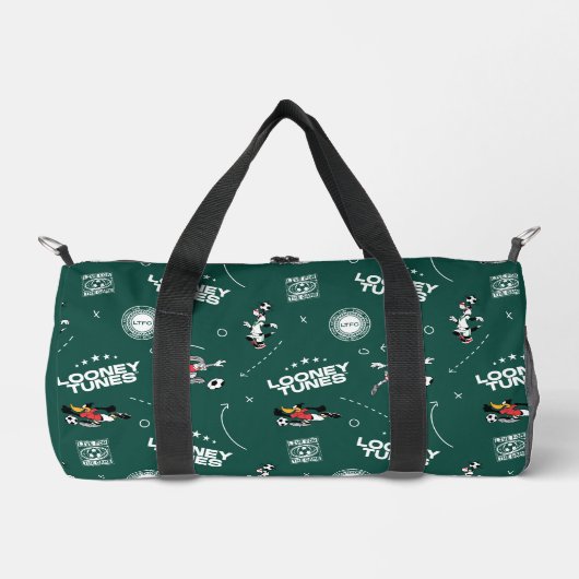 LOONEY TUNES™ Voetbal Speelboek Patroon Plunjezak (Voorkant)