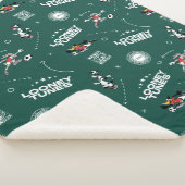 LOONEY TUNES™ Voetbal Speelboek Patroon Sherpa Deken (3/4)