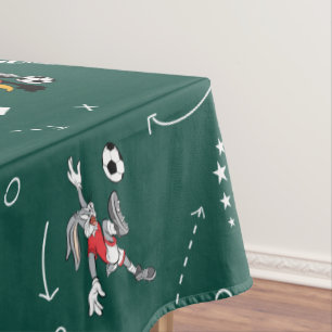 LOONEY TUNES™ Voetbal Speelboek Patroon Tafelkleed