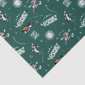 LOONEY TUNES™ Voetbal Speelboek Patroon Tissuepapier (Detail)