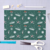 LOONEY TUNES™ Voetbal Speelboek Patroon Tissuepapier (Craft)